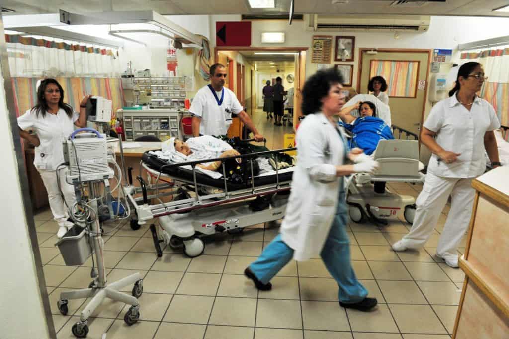 עוד יום שגרתי בביה"ח ברזילי באשקלון